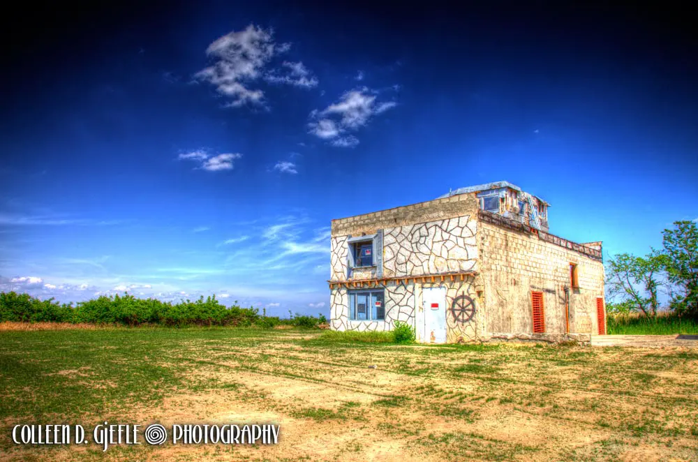 Old building that used to stand at Woodland Beach in Smyrna DE